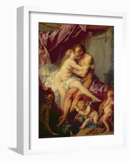 Hercules and Omphale-Francois Boucher-Framed Giclee Print