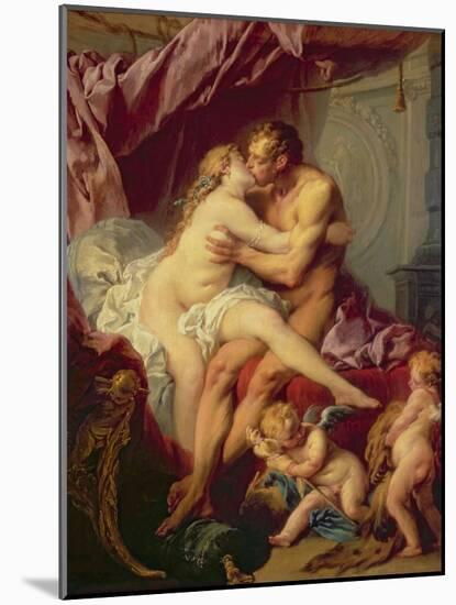 Hercules and Omphale-Francois Boucher-Mounted Giclee Print