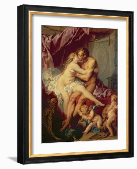 Hercules and Omphale-Francois Boucher-Framed Giclee Print