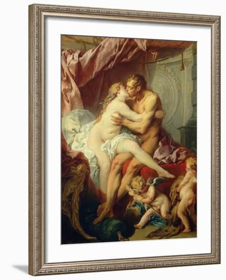 Hercules and Omphale-Francois Boucher-Framed Giclee Print