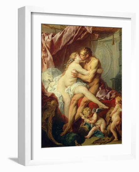 Hercules and Omphale-Francois Boucher-Framed Giclee Print