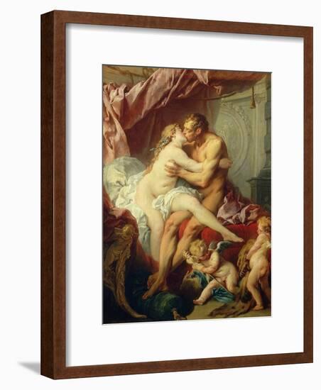 Hercules and Omphale-Francois Boucher-Framed Premium Giclee Print