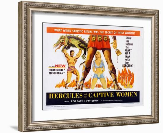 Hercules and the Captive Women-null-Framed Art Print