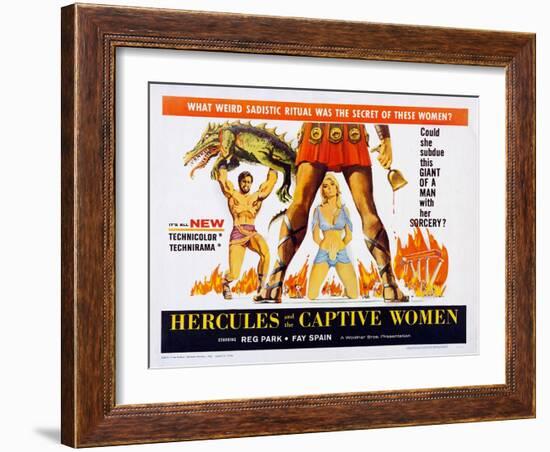 Hercules and the Captive Women-null-Framed Art Print