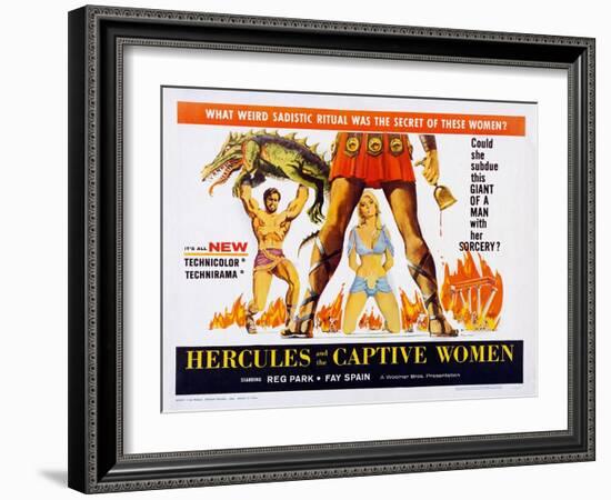 Hercules and the Captive Women-null-Framed Art Print