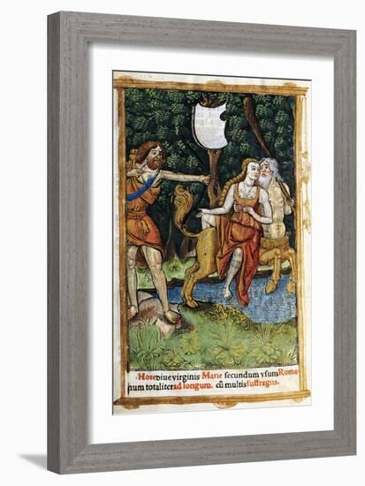 Hercules and the Centaur-null-Framed Giclee Print