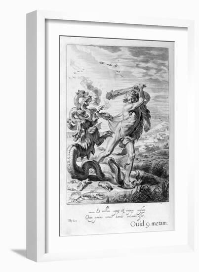 Hercules and the Hydra, 1655-Michel de Marolles-Framed Giclee Print