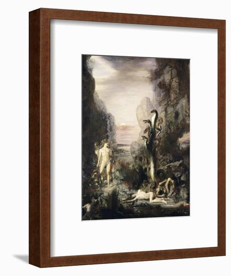 Hercules and the Hydra-Gustave Moreau-Framed Premium Giclee Print