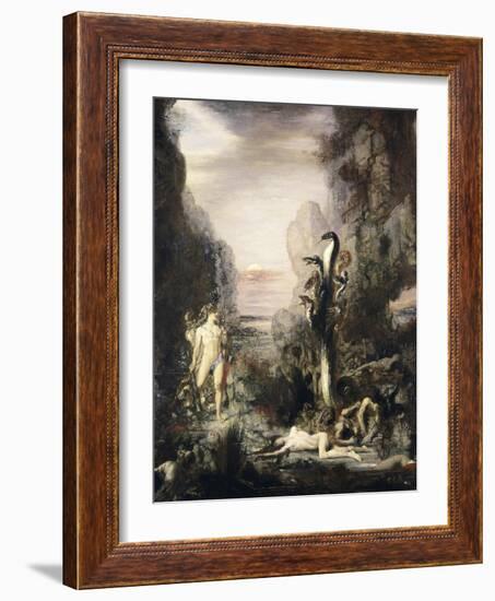 Hercules and the Hydra-Gustave Moreau-Framed Giclee Print