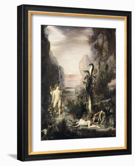 Hercules and the Hydra-Gustave Moreau-Framed Giclee Print