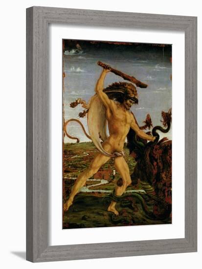 Hercules and the Hydra-Antonio Pollaiolo-Framed Giclee Print