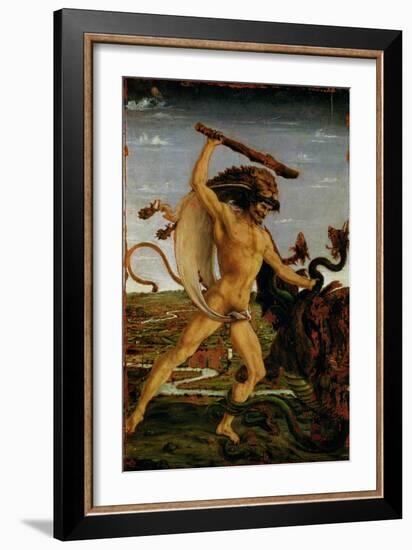 Hercules and the Hydra-Antonio Pollaiolo-Framed Giclee Print