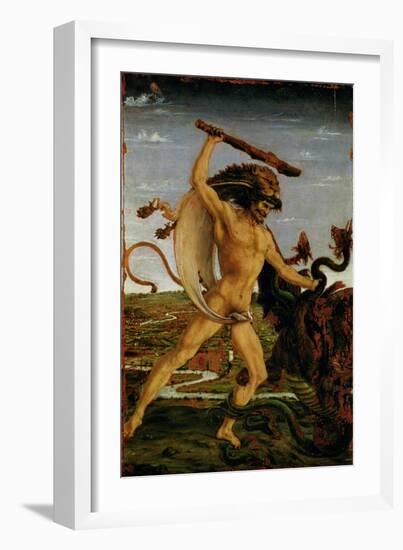 Hercules and the Hydra-Antonio Pollaiolo-Framed Giclee Print