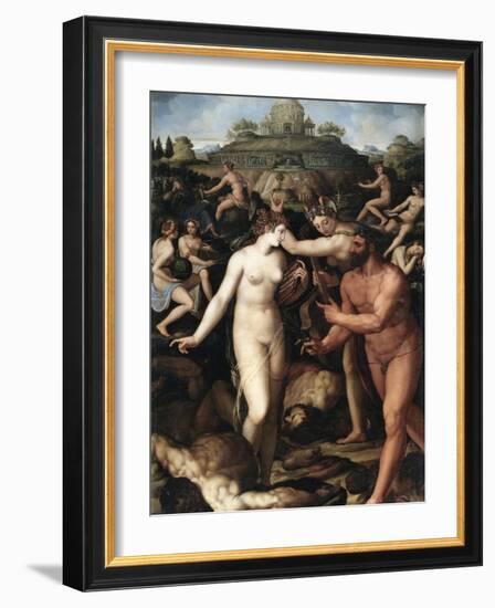 Hercules and the Muses-Alessandro Allori-Framed Giclee Print