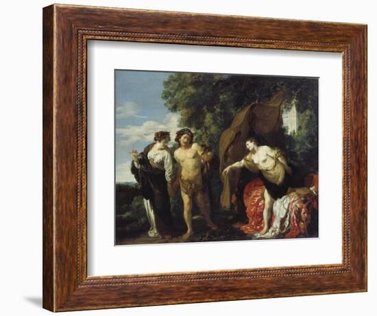 Hercules at the Crossroads, Ca. 1625-Johann Liss-Framed Giclee Print