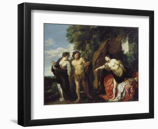 Hercules at the Crossroads, Ca. 1625-Johann Liss-Framed Giclee Print