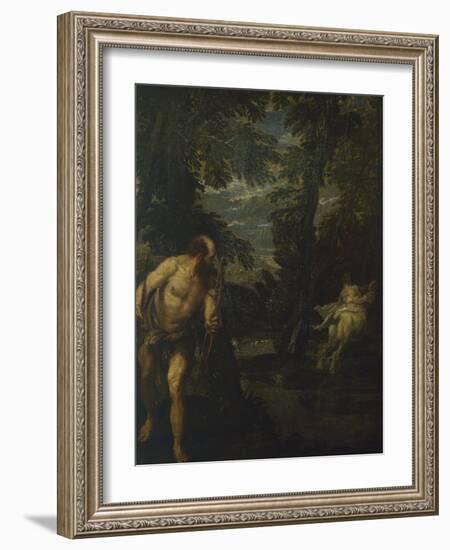 Hercules, Deianeira and Centaur Nessus-Paolo Veronese-Framed Giclee Print