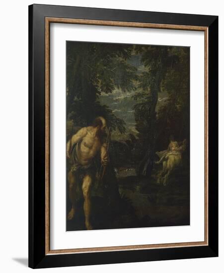 Hercules, Deianeira and Centaur Nessus-Paolo Veronese-Framed Giclee Print