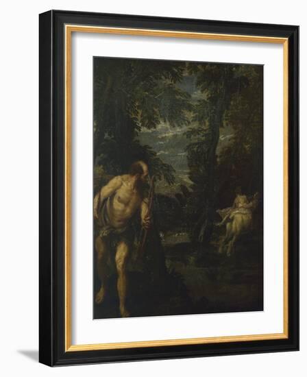 Hercules, Deianeira and Centaur Nessus-Paolo Veronese-Framed Giclee Print