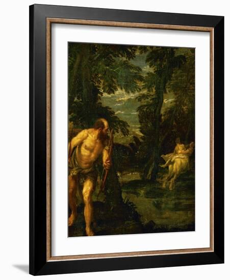 Hercules, Deianira and the Centaur Nessus-Paolo Veronese-Framed Giclee Print