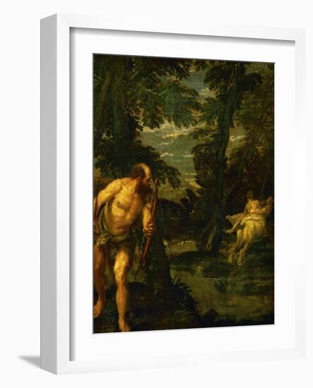 Hercules, Deianira and the Centaur Nessus-Paolo Veronese-Framed Giclee Print