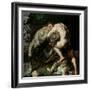Hercules Fighting the Nemean Lion-Peter Paul Rubens-Framed Giclee Print