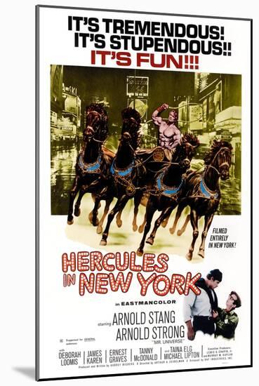 Hercules in New York-null-Mounted Art Print