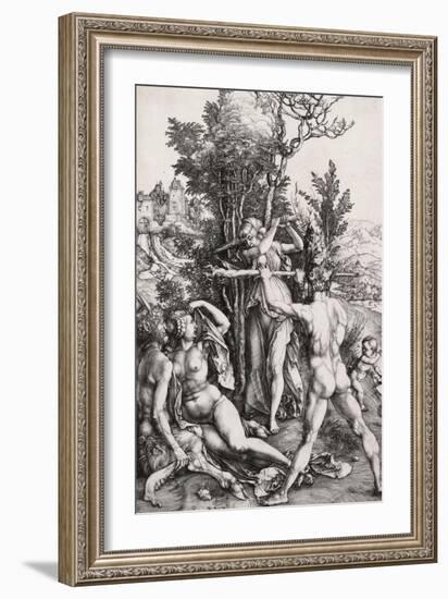 Hercules, or the Effects of Jealousy-Albrecht Dürer-Framed Giclee Print