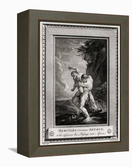 Hercules Overcomes Antaeus, Who Opposes His Passage into Africa, 1775-W Walker-Framed Premier Image Canvas