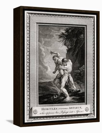 Hercules Overcomes Antaeus, Who Opposes His Passage into Africa, 1775-W Walker-Framed Premier Image Canvas