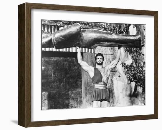 Hercules Unchained, (Aka Ercole E La Regina Di Lidia), Steve Reeves, 1959-null-Framed Photo