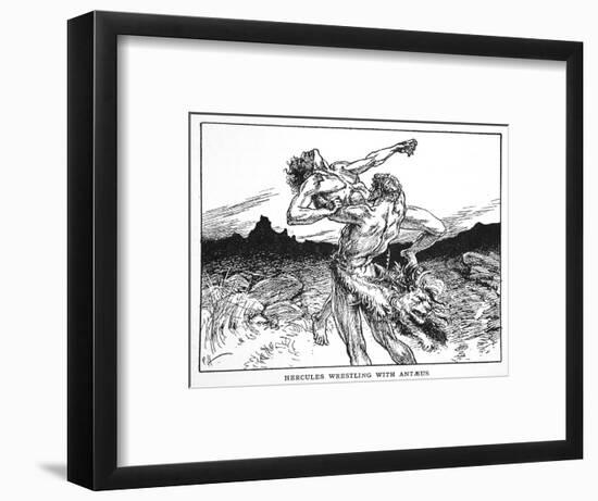 'Hercules Wrestling with Antaeus', 1925-Unknown-Framed Giclee Print