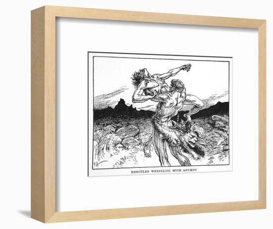 'Hercules Wrestling with Antaeus', 1925-Unknown-Framed Giclee Print