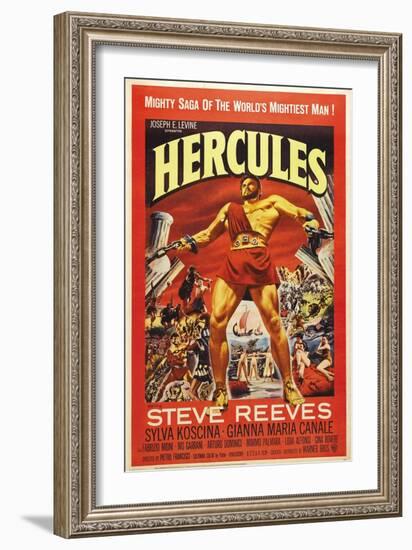 Hercules-null-Framed Art Print