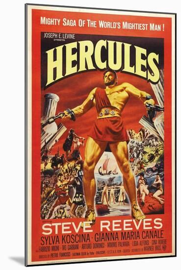 Hercules-null-Mounted Art Print