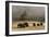 Herd of Bison, Old Faithful Geyser Upper Geyser Basin, Yellowstone National Park, Wyoming-Adam Jones-Framed Photographic Print