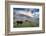 Herd of Cows in a Pasture in the Mountains. Autumn Landscape with the First Snow. Mountain Shkhara-Kotenko-Framed Photographic Print