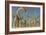 Herd of Diplodocus Dinosaurs-null-Framed Art Print