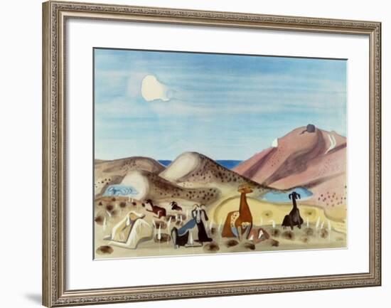 Herd of Goats at Naxos-Richard Seewald-Framed Collectable Print
