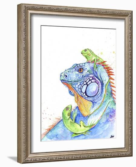 Here be Dragons-Marc Allante-Framed Giclee Print