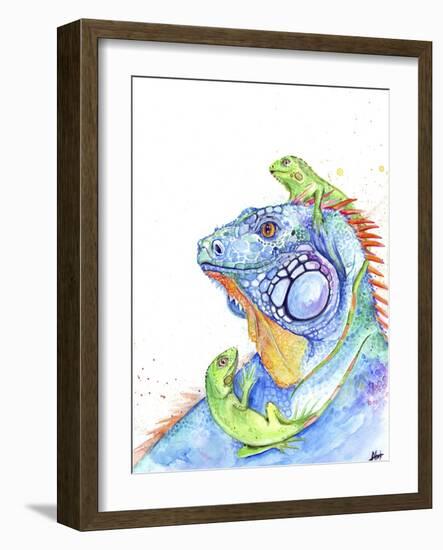 Here be Dragons-Marc Allante-Framed Giclee Print