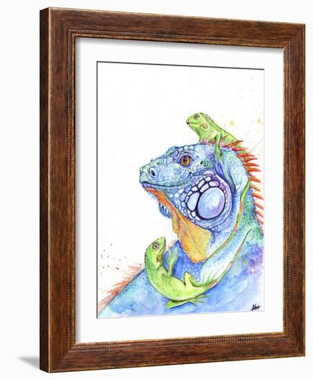 Here be Dragons-Marc Allante-Framed Giclee Print