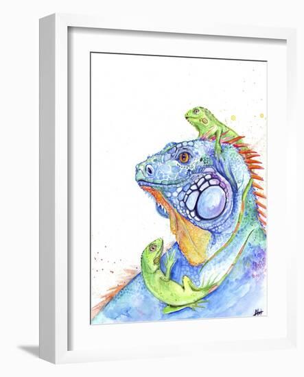 Here be Dragons-Marc Allante-Framed Giclee Print