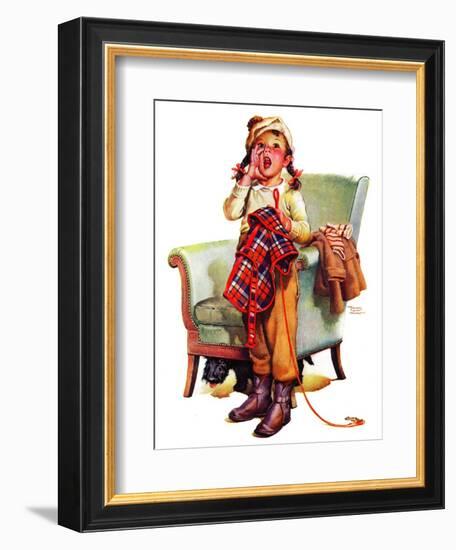 "Here Boy!,"December 5, 1936-Frances Tipton Hunter-Framed Giclee Print