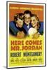 Here Comes Mr. Jordan, Rita Johnson, Robert Montgomery, Evelyn Keyes, 1941-null-Mounted Photo