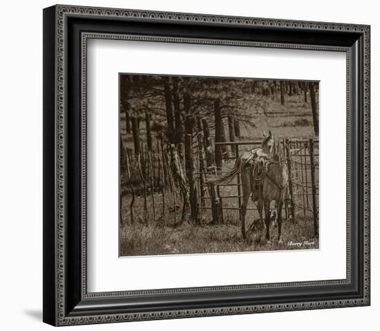 Here Comes My Cowboy-Barry Hart-Framed Art Print