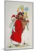 Here Comes Santa Claus (Book Illustration)-Anonymous Anonymous-Mounted Giclee Print