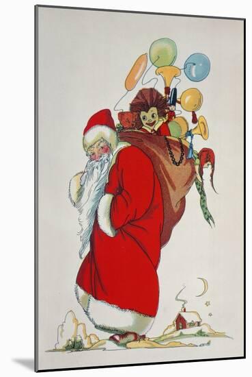 Here Comes Santa Claus (Book Illustration)-Anonymous Anonymous-Mounted Giclee Print