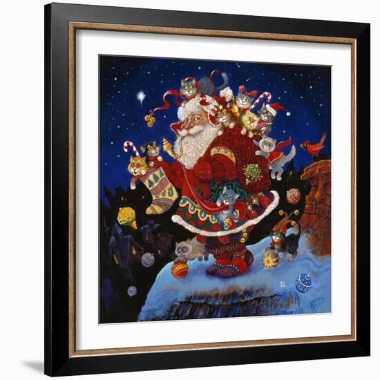 Here Comes Santa Claus-Bill Bell-Framed Giclee Print