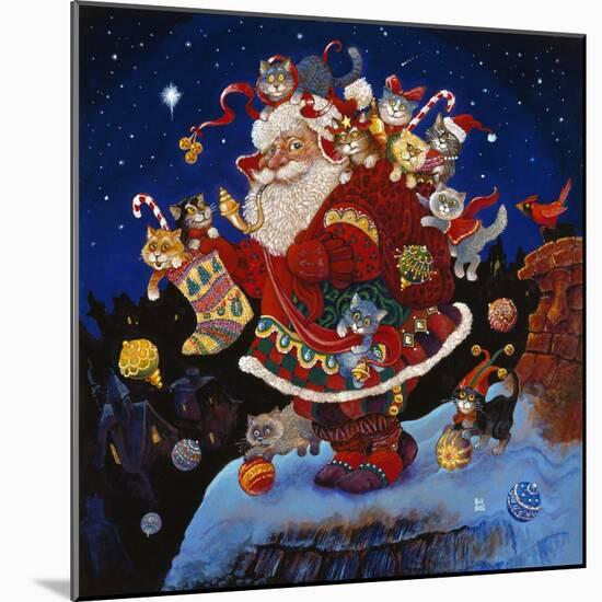 Here Comes Santa Claus-Bill Bell-Mounted Giclee Print